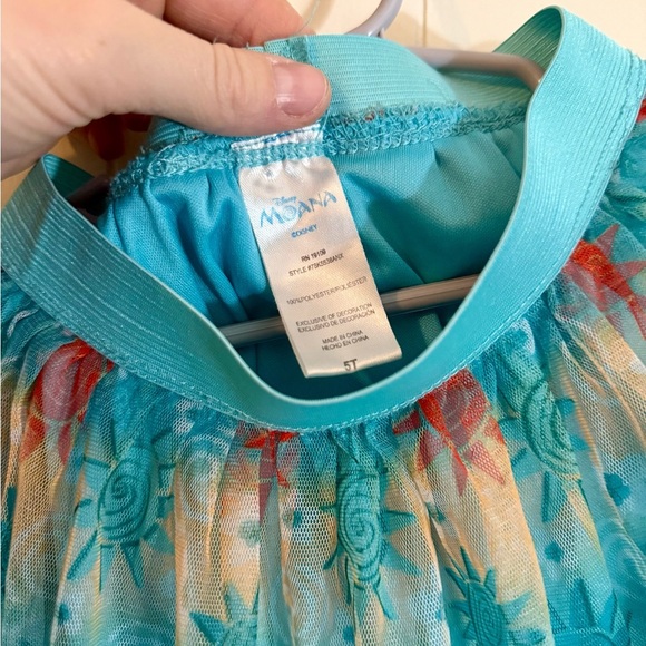 Disney’s Moana Tulle Mesh Skirt, Size 5T - Picture 4 of 5